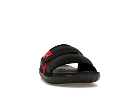 Jordan Super Play Slide Black University Red