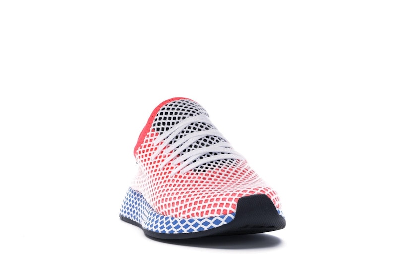 adidas Deerupt Solar Red Bluebird