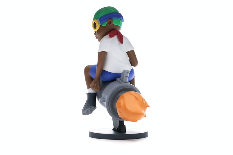Hebru Brantley x Billionaire Boys Club x Bait Beyond The Beyond Fly Boy Figure 9 Inches White/Multi