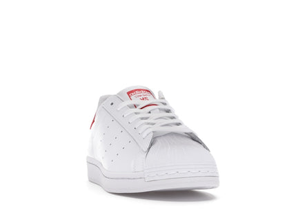adidas Superstan White Scarlet