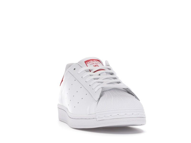 adidas Superstan White Scarlet