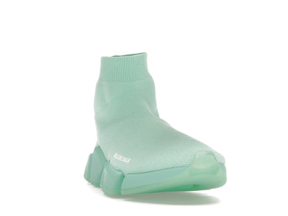 Balenciaga Speed 2.0 Recycled Transparent Sole Green