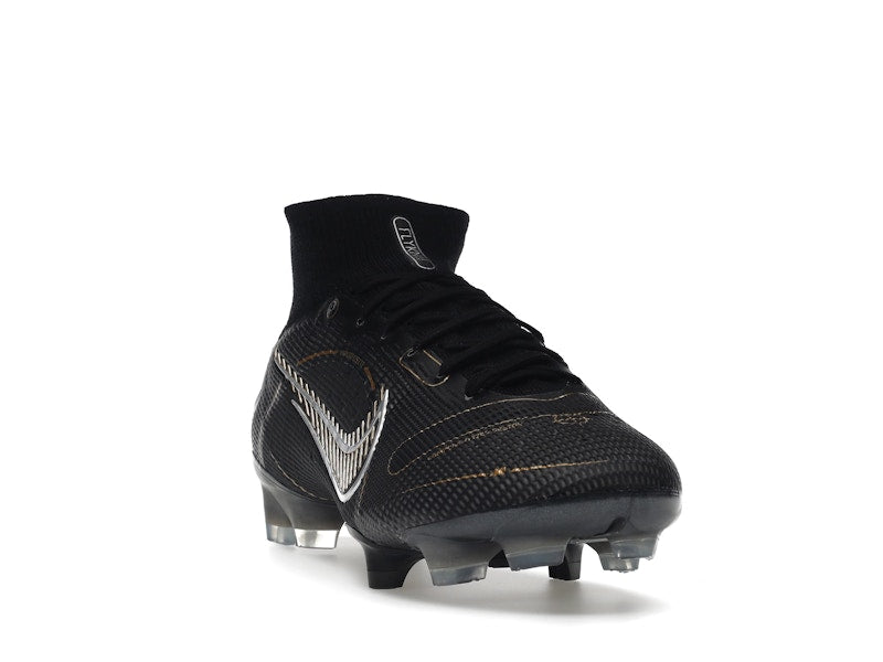 Nike Mercurial Superfly 8 FG Black Metallic Silver Gold
