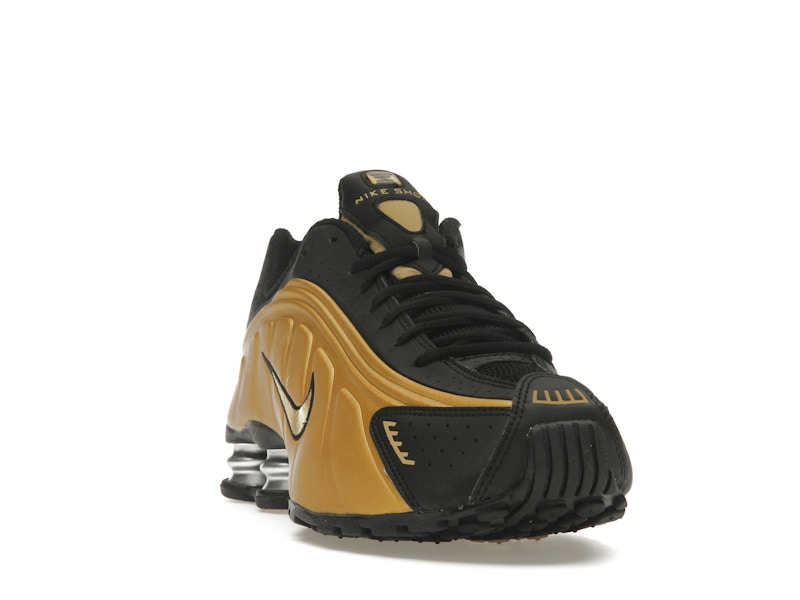 Nike Shox R4 Black Metallic Gold (Women's)