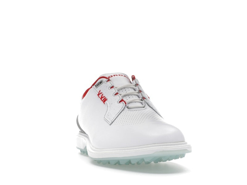 Jordan ADG 5 White Metallic Silver Blue Tint Fire Red (Wide)