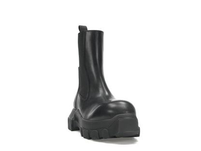 Rick Owens Lido Beatle Bozo Tractor Boots Black
