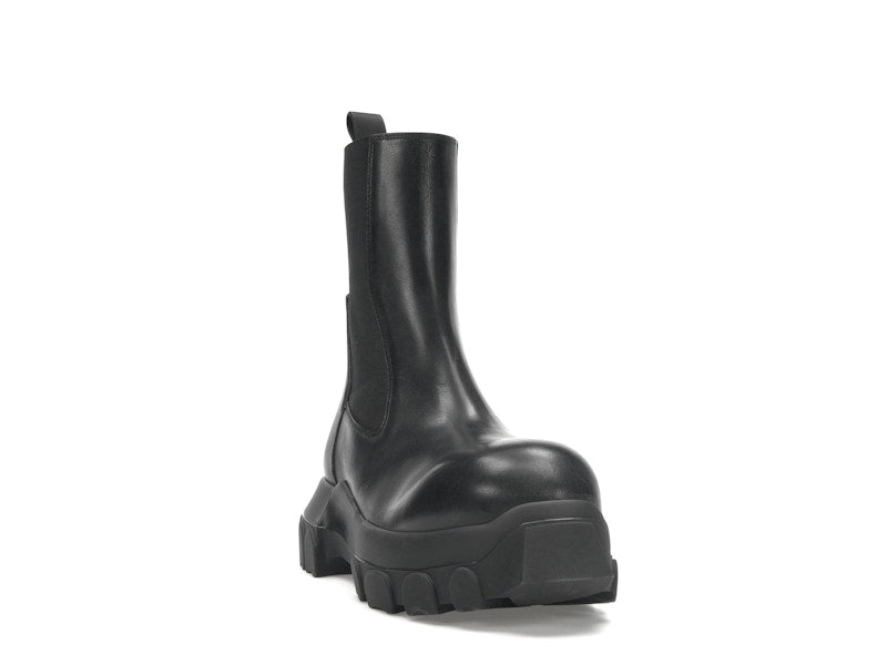 Rick Owens Lido Beatle Bozo Tractor Boots Black