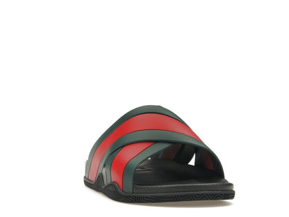 Gucci Web Slide Black Rubber