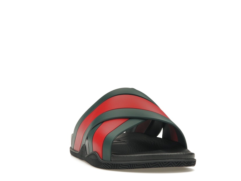 Gucci Web Slide Black Rubber