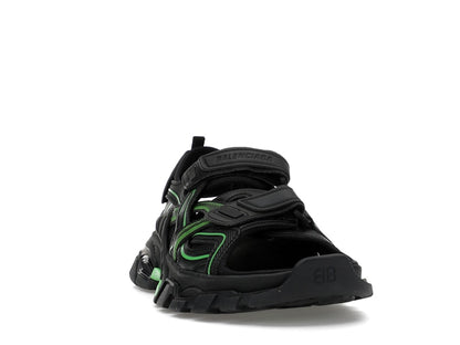 Balenciaga Track Sandal Black/Fluo Green