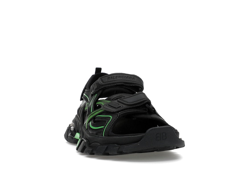 Balenciaga Track Sandal Black/Fluo Green