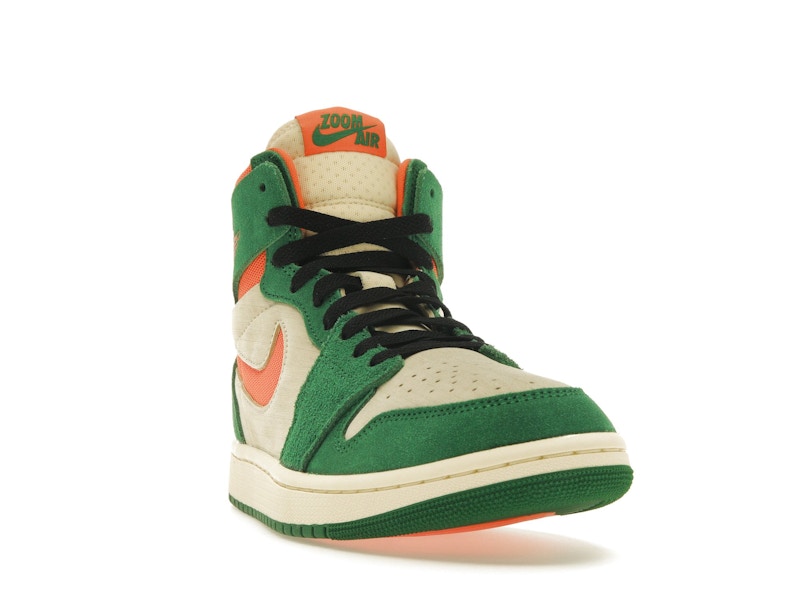 Jordan 1 High Zoom Air CMFT 2 Pine Green Orange Blaze (Women's)