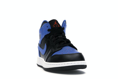 Jordan 1 Mid Royal Paint Splatter (GS)