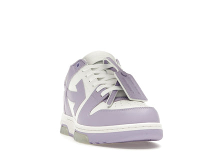 OFF-WHITE Out Of Office Calf Leather White Lilac