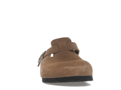Birkenstock Boston Soft Footbed Suede Dark Tea Tonal