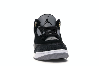 Jordan 3 Retro Tinker Black Cement Gold