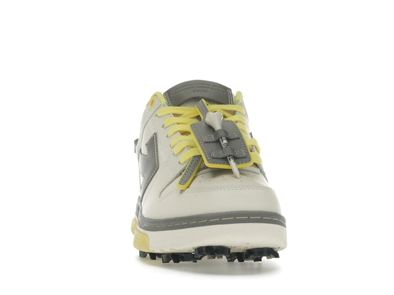 OFF-WHITE Out Of Office OOO Low Tops Golf Paris Hilinski Gray Yellow