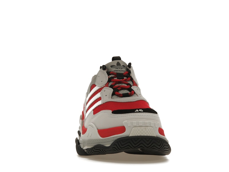 Balenciaga x adidas Triple S Red Grey Black