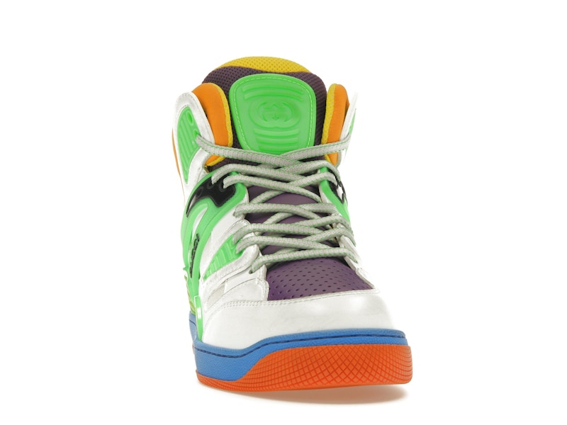 Gucci Basket White Demetra Green Purple Orange Blue