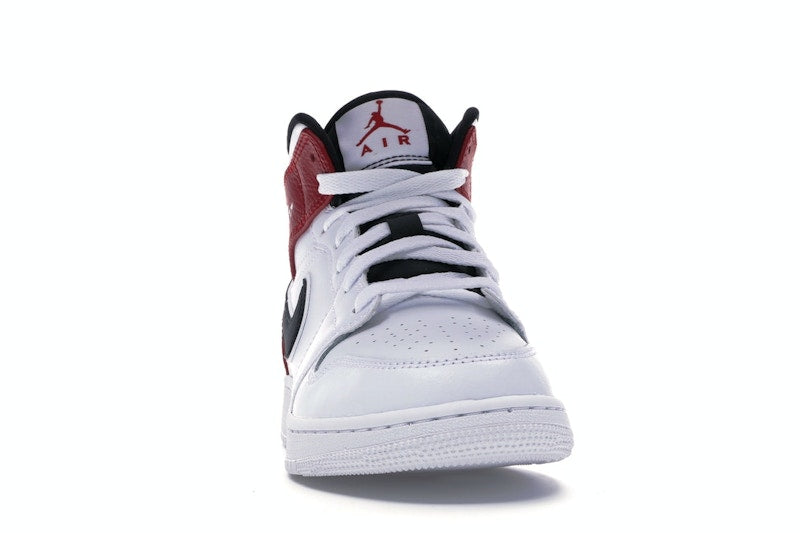 Jordan 1 Mid White Black Gym Red (GS)