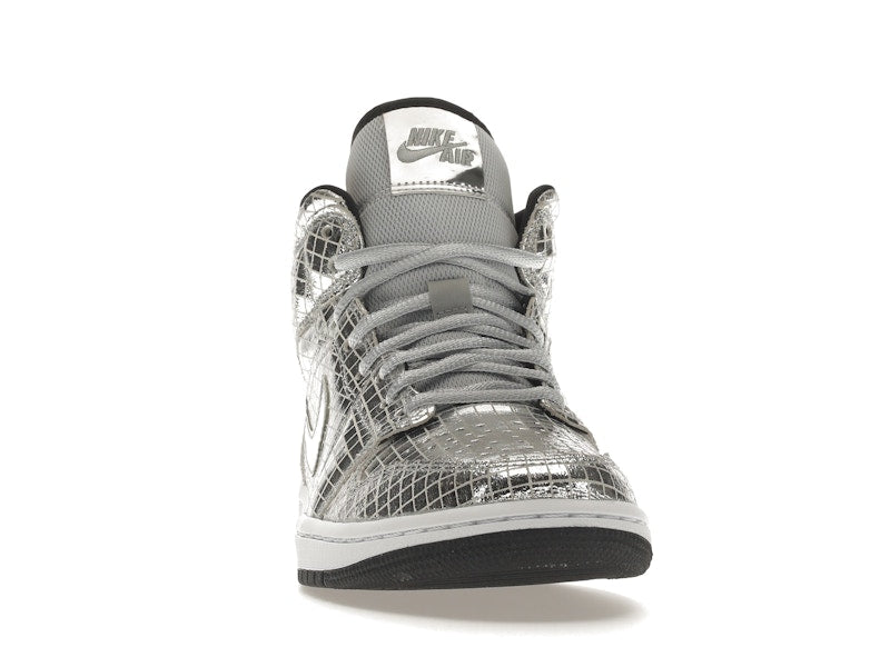 Jordan 1 Mid SE Disco Metallic Silver (Women's)