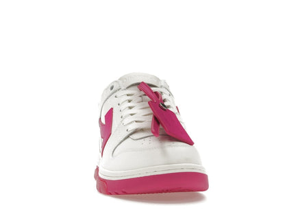 OFF-WHITE Out Of Office Calf Leather White Fuchsia (Women's)