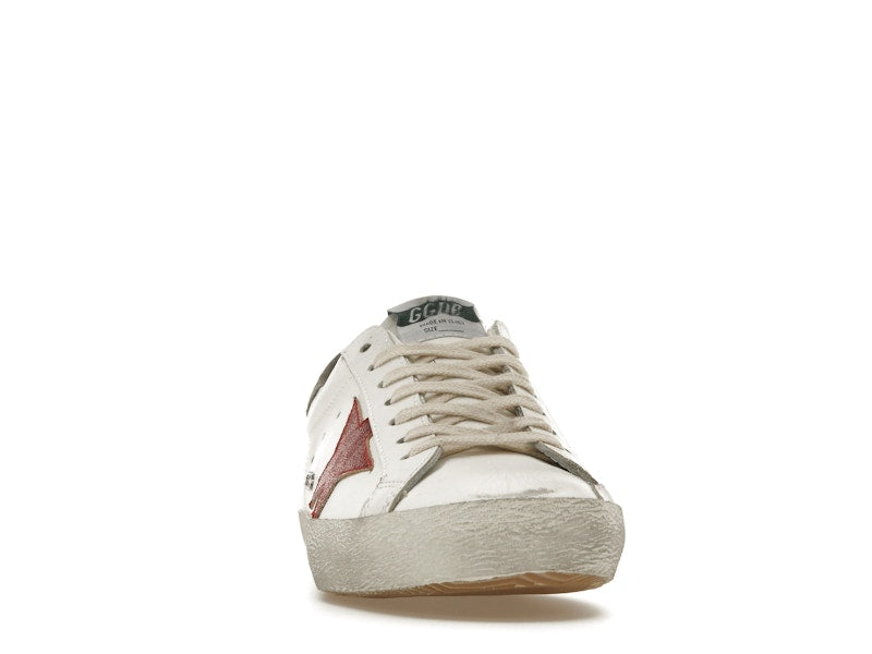 Golden Goose Super-Star White Red Grey