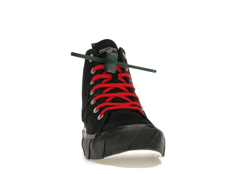 OFF-WHITE Vulcanized Hi Canvas Black Red