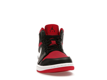 Jordan 1 Mid Black Gym Red White