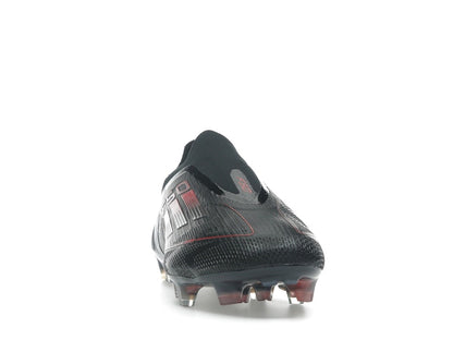 adidas F50 Elite Laceless FG Core Black Iron Metallic Lucid Red