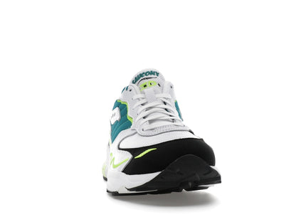Saucony 3D Grid Hurricane White Green Lime