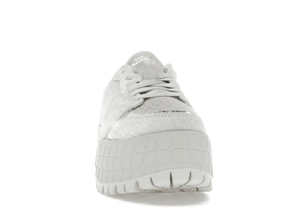 Jordan 1 Low Brooklyn Light Bone Metallic Silver (Women's)
