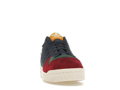 adidas Forum Exhibit Low 2.0 Collegiate Navy Burgundy Green