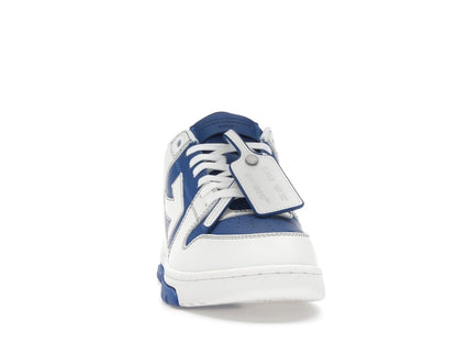 OFF-WHITE Out Of Office OOO Low Tops White Dark Blue