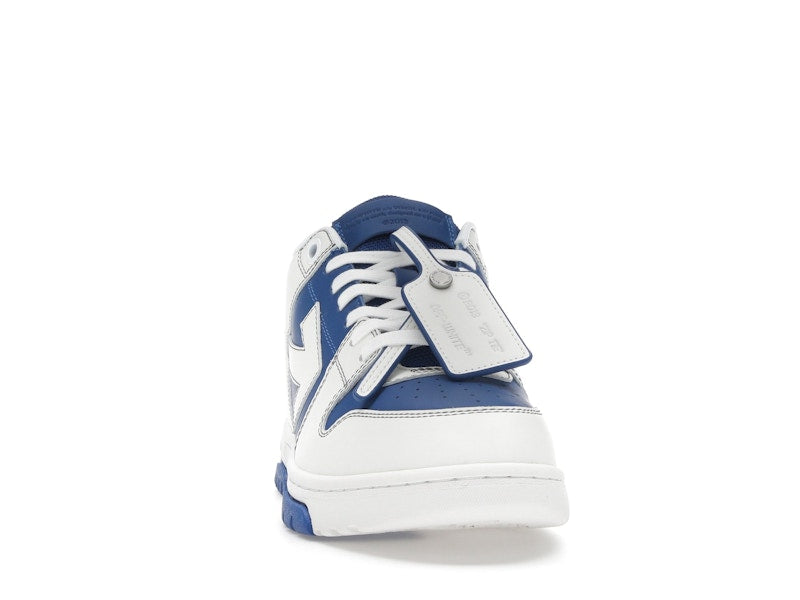OFF-WHITE Out Of Office OOO Low Tops White Dark Blue
