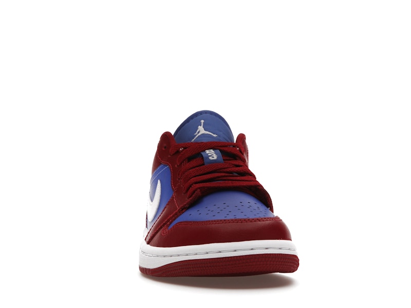 Jordan 1 Low Pomegranate Medium Blue (Women's)