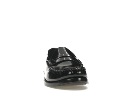 Saint Laurent Le Loafer Penny Slippers Black Leather