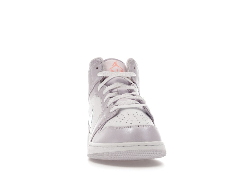 Jordan 1 Mid SE Barely Grape Iridescent Swoosh (GS)
