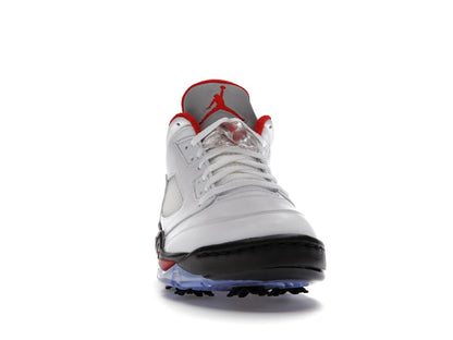 Jordan 5 Retro Low Golf Fire Red (Silver Tongue)