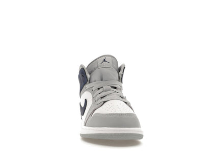 Jordan 1 Mid Wolf Grey Midnight Navy (PS)