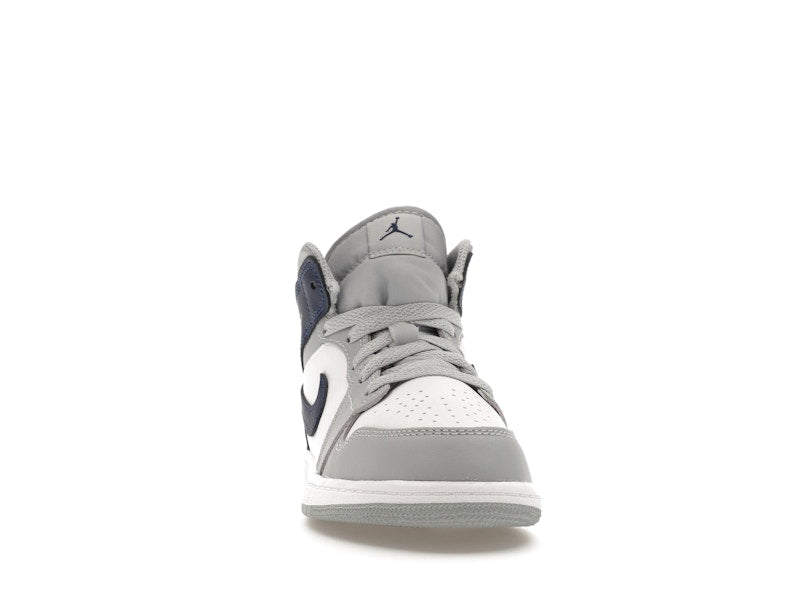 Jordan 1 Mid Wolf Grey Midnight Navy (PS)