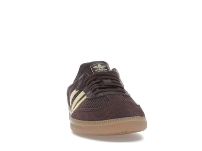 adidas Samba OG Shadow Brown Powder Yellow (Women's)