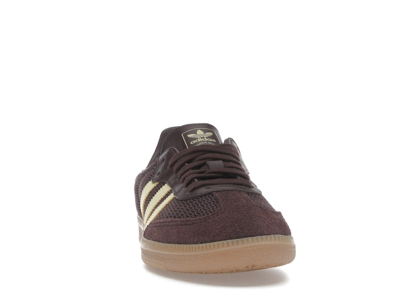 adidas Samba OG Shadow Brown Powder Yellow (Women's)