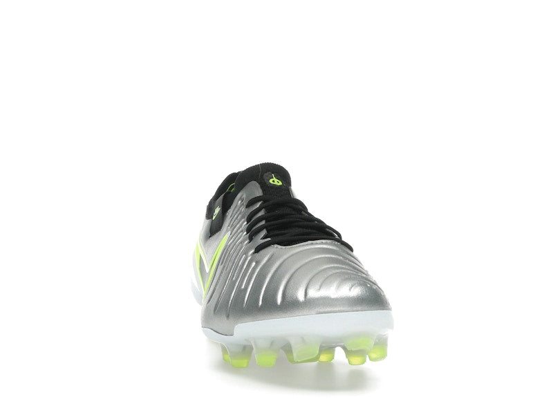 Nike Tiempo Legend 10 Elite FG Metallic Silver Volt Black