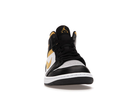 Jordan 1 Mid White Pollen Black