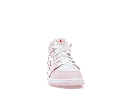 Jordan 1 Mid Pink Foam Fire Red White (PS)