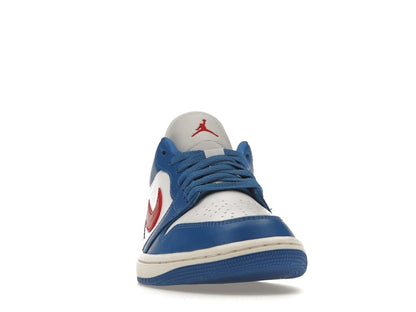 Jordan 1 Low Sport Blue Gym Red (Women's)