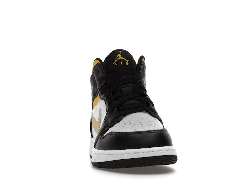 Jordan 1 Mid White Pollen Black (GS)