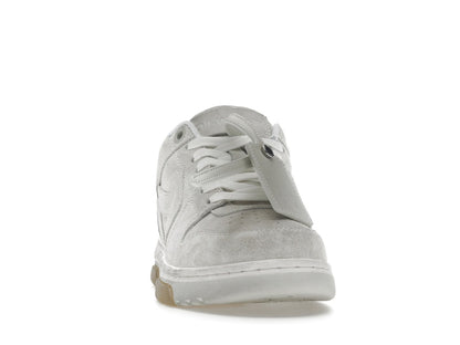 OFF-WHITE Out Of Office OOO Low Tops Vintage Suede Destressed White