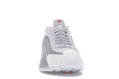 Nike Shox R4 White Metallic Silver